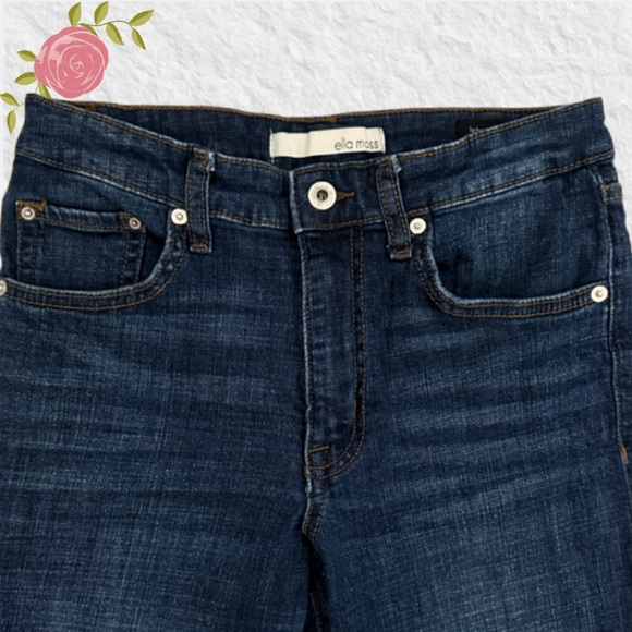 Ella Moss High Waist Straight Jeans - Picture 3 of 7